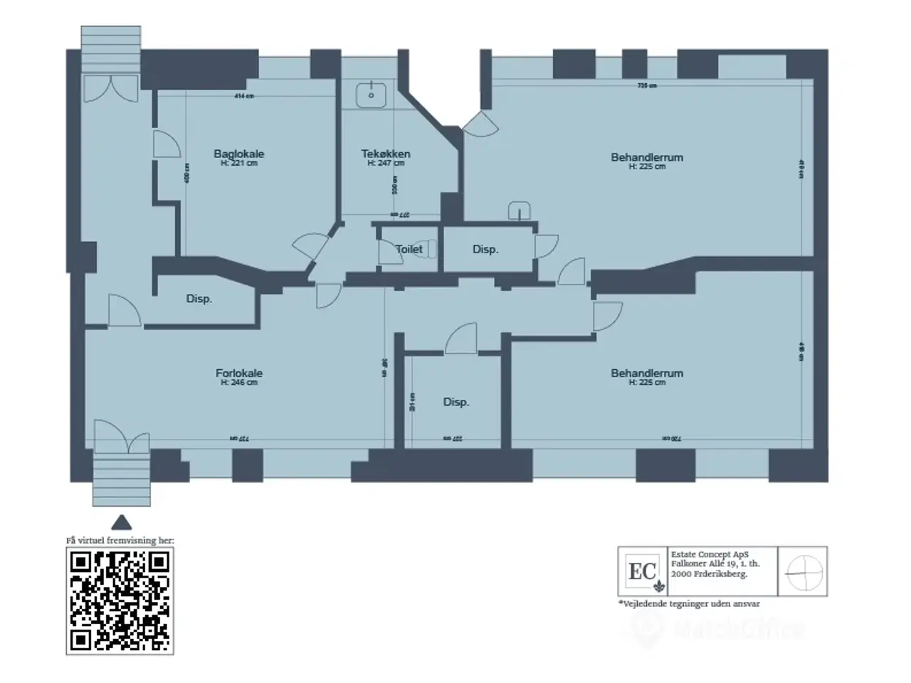 Billede 15 - SÆLGES: Høj. lys erhvervsejerlejlighed midt mellem Nørrebro og Frederiksberg