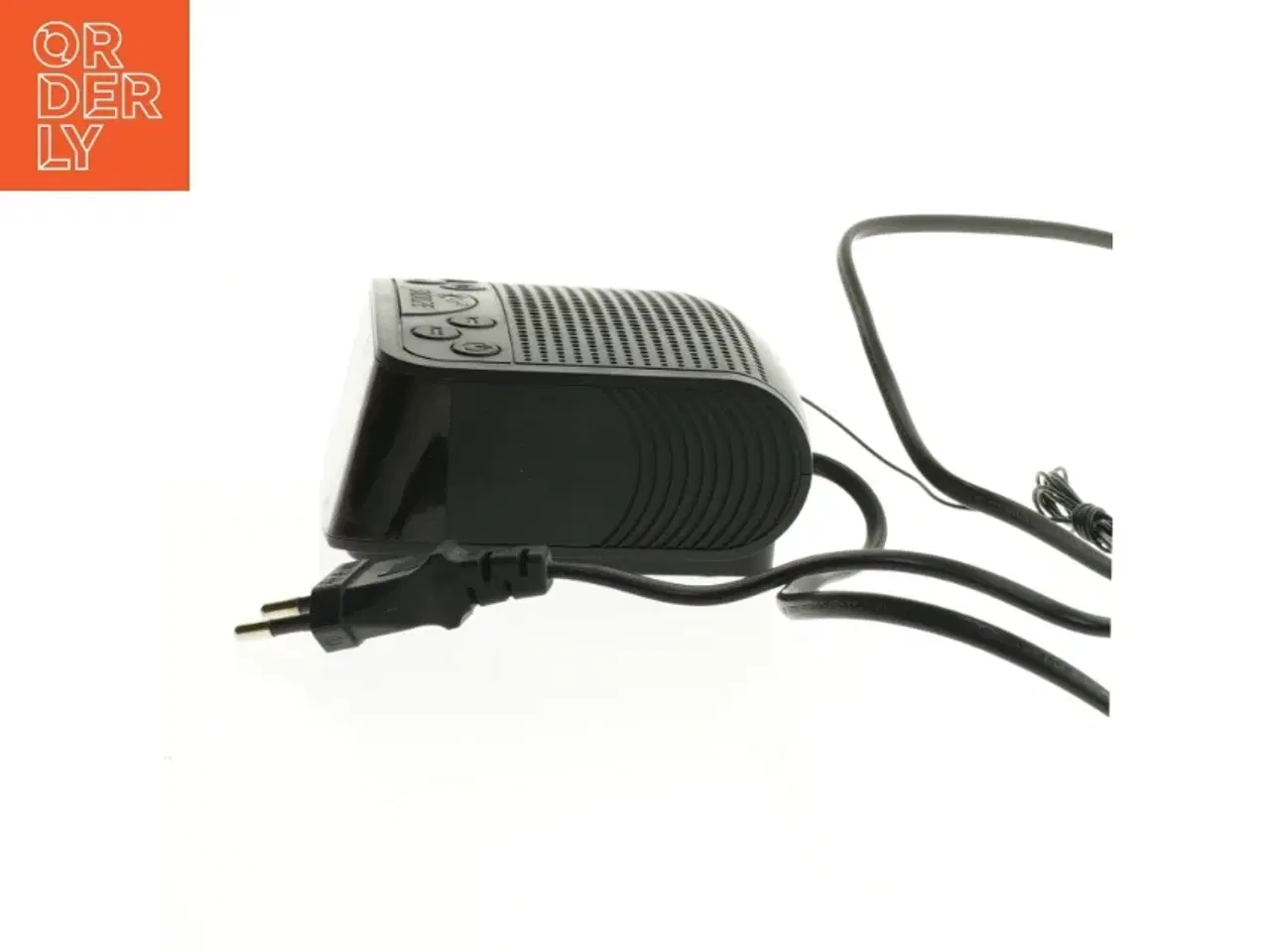 Billede 2 - Sort vækkeur med FM radio fra Conzept (str. 12x11 cm)