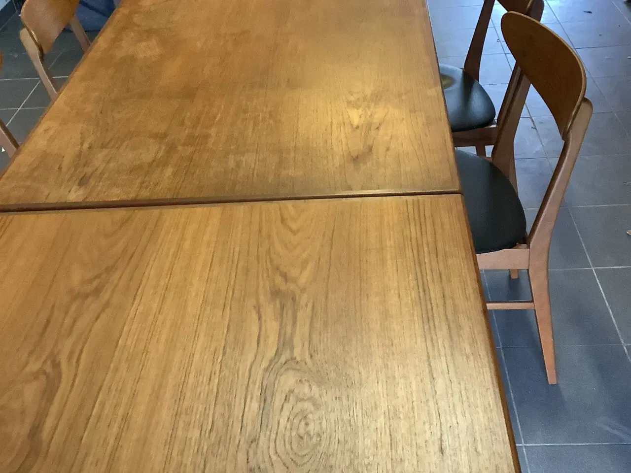 Billede 3 - Spisebord med hollandsk udtræk