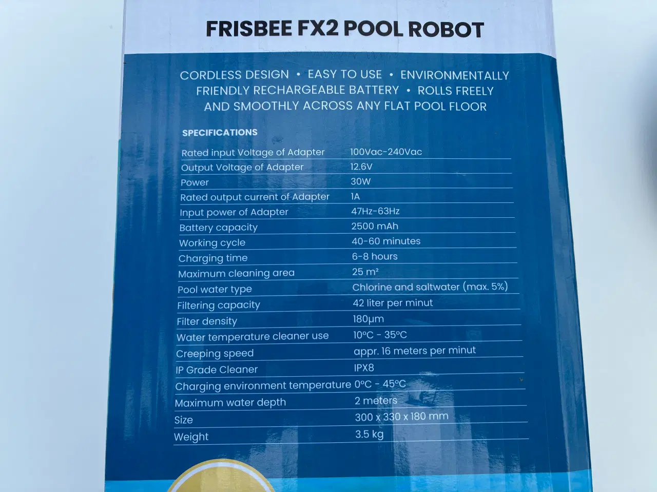 Billede 3 - Swim & Fun Frisbee FX2 poolrobot