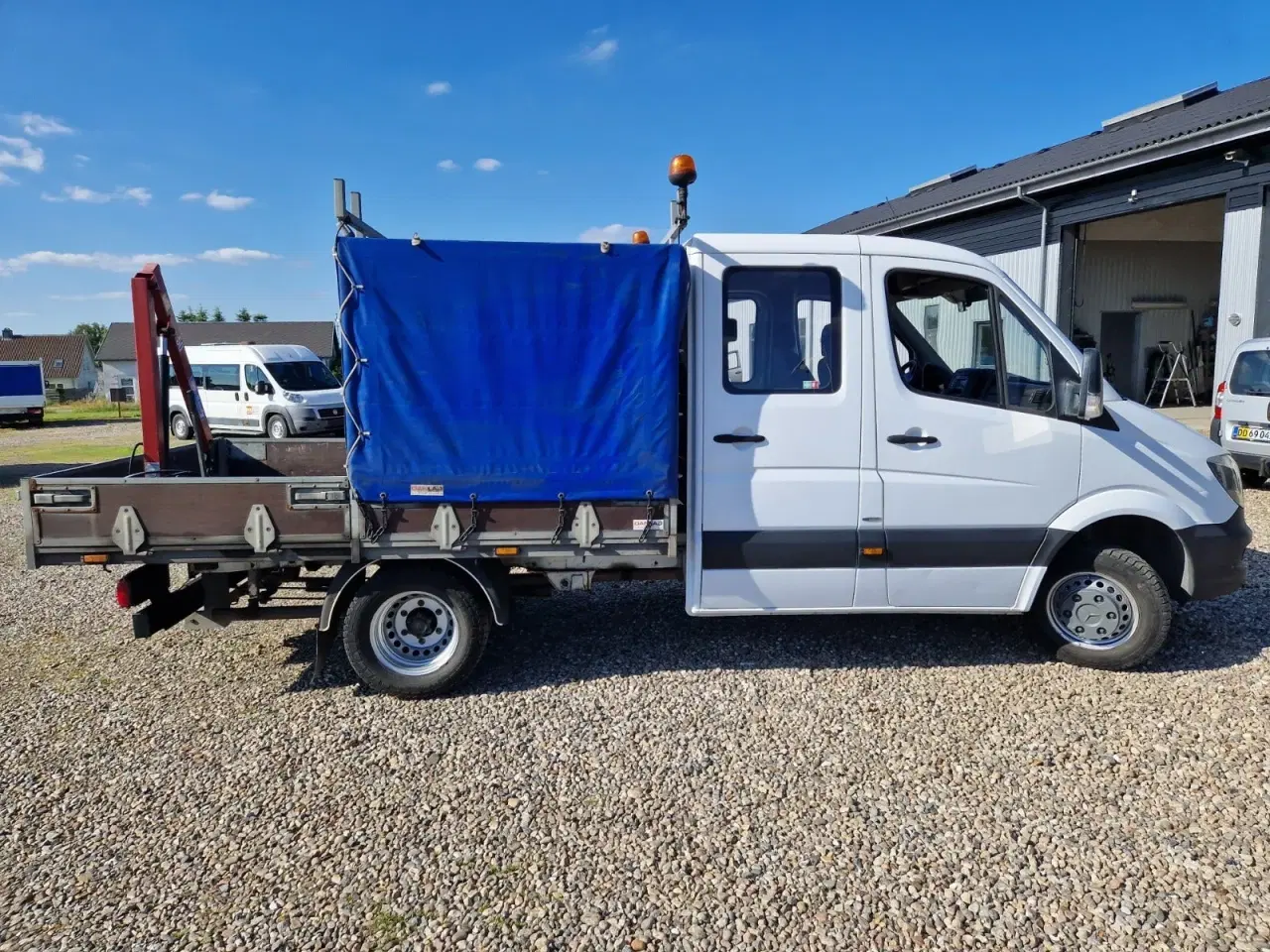 Billede 6 - Mercedes Sprinter 516 2,2 CDi A2 Mandskabsvogn m/lad RWD