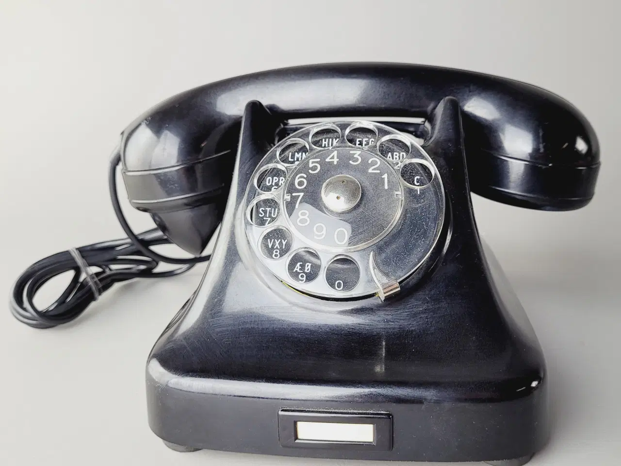 Billede 1 - ⭐️· Klassisk Sort Drejeskivetelefon Kristian Kirk