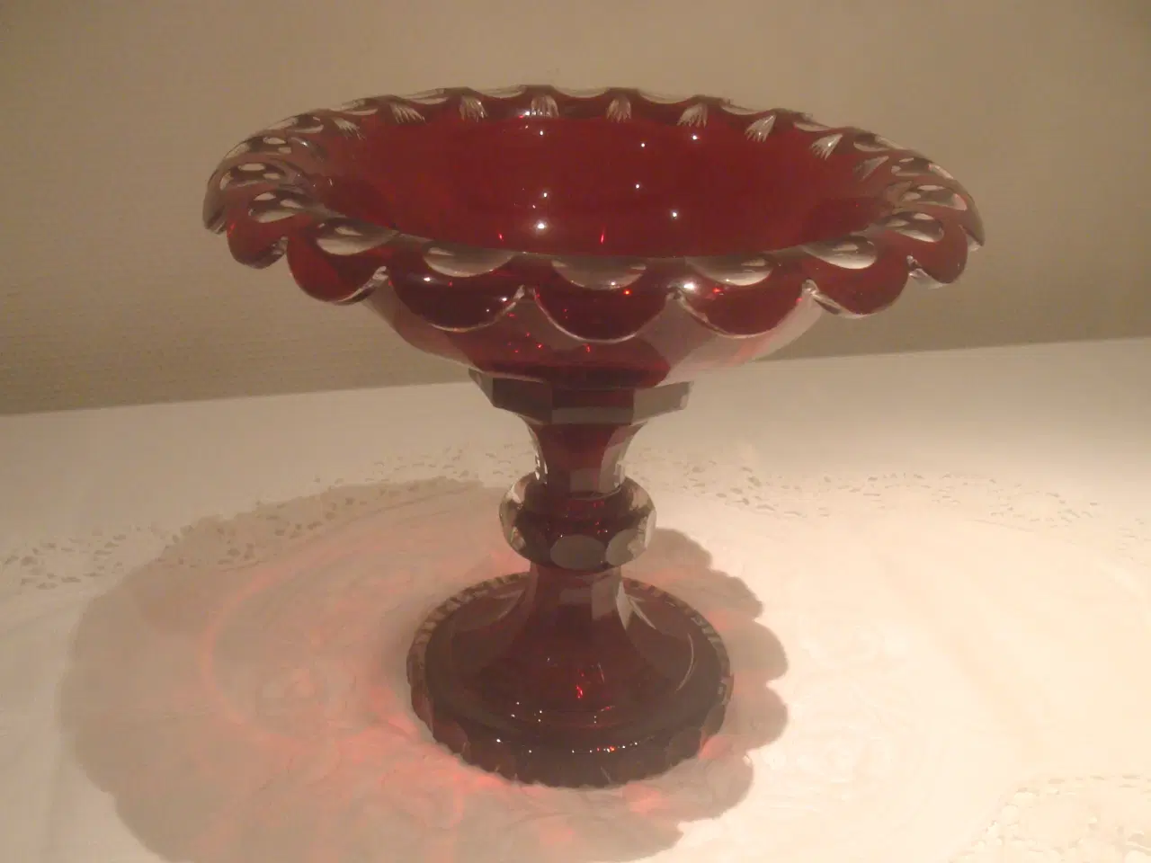 Billede 1 - OPSATS BØHMISK KRYSTAL, stor, smuk, VIDUNDERLIG