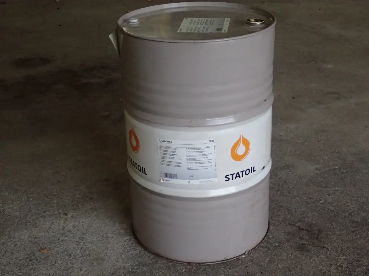 Billede 1 - Olietromle 205 liters Statoil.