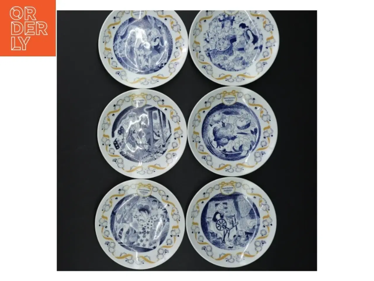 Billede 7 - H.C. Andersen eventyrtallerkener fra Lise Porcelain (str. Ø 13,5 cm)