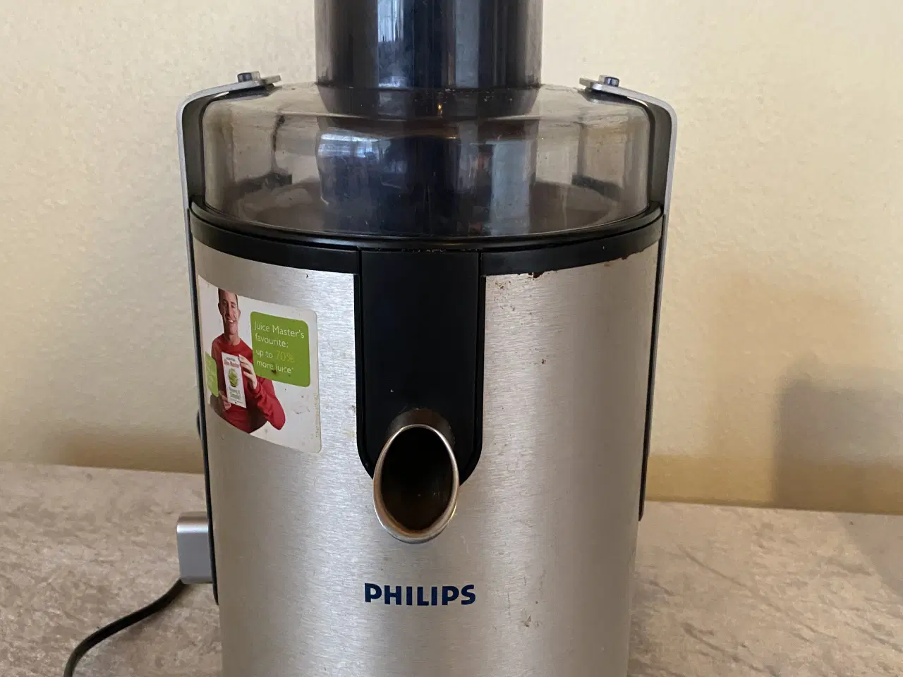Billede 2 - Philips saftpresser i rustfrit stål med stor påfyl