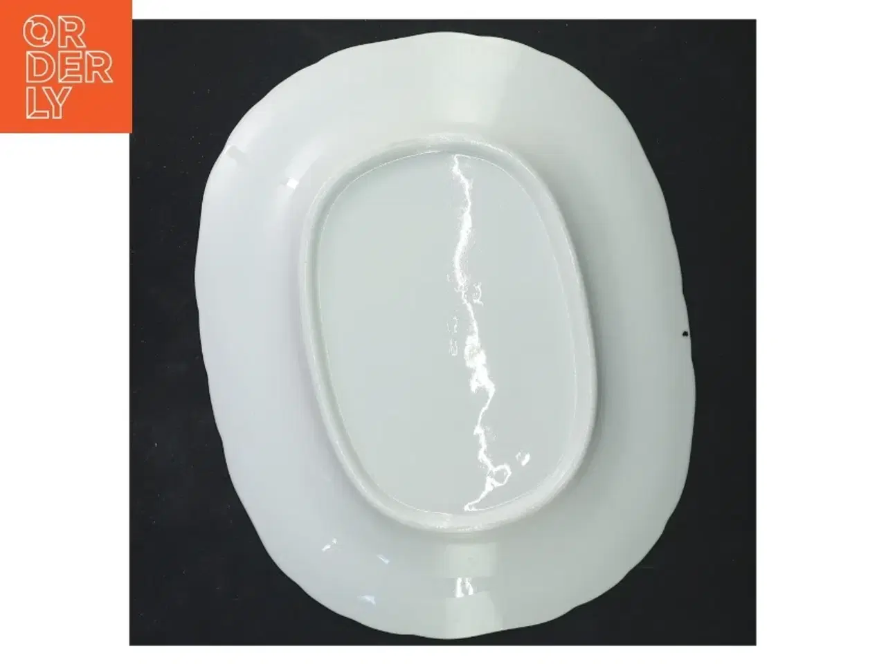 Billede 2 - Gustavberg Blå Blom fad (str. 22x18 cm)