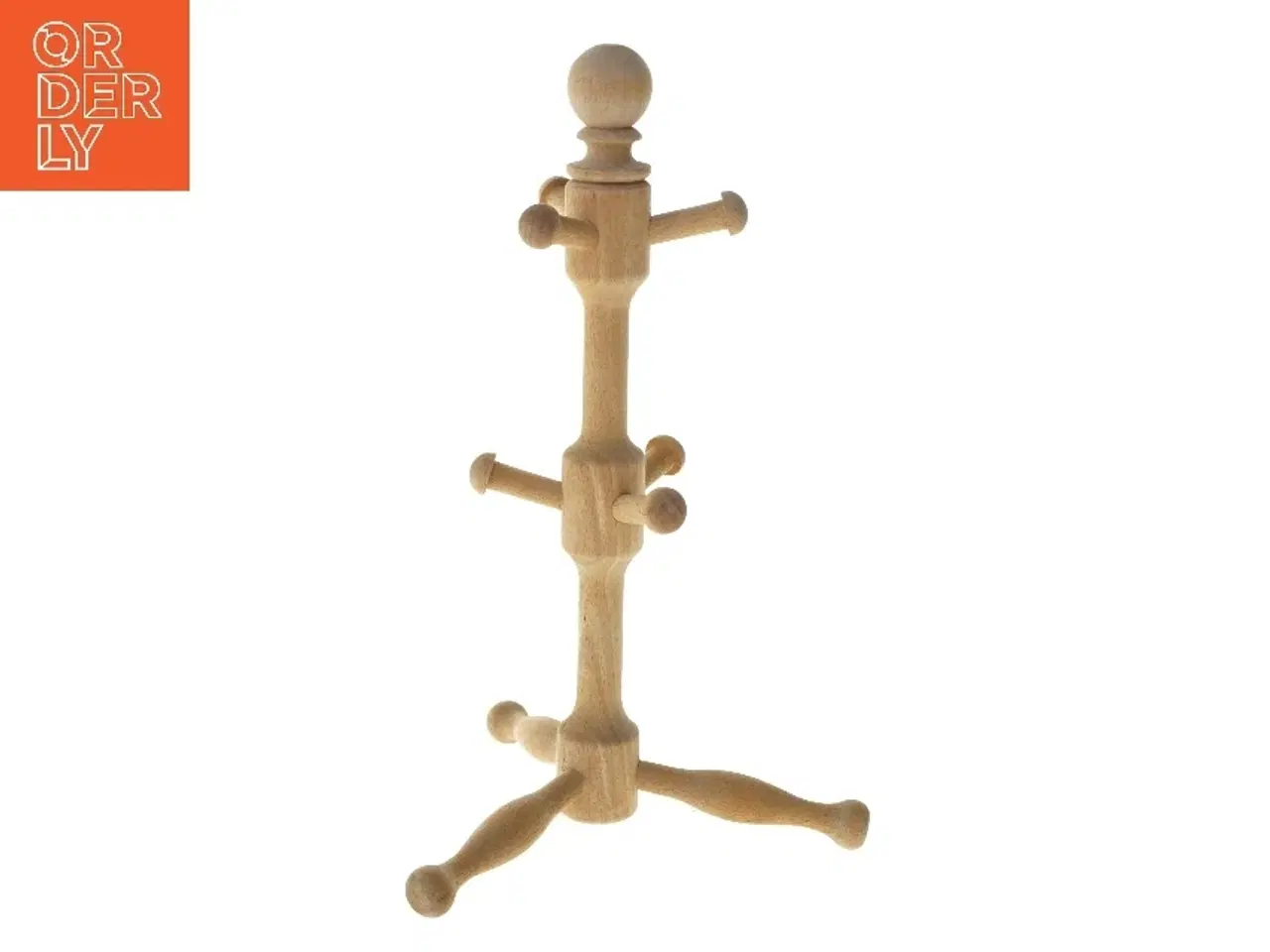 Billede 1 - Lille træ knagerække (str. 32,5 cm)