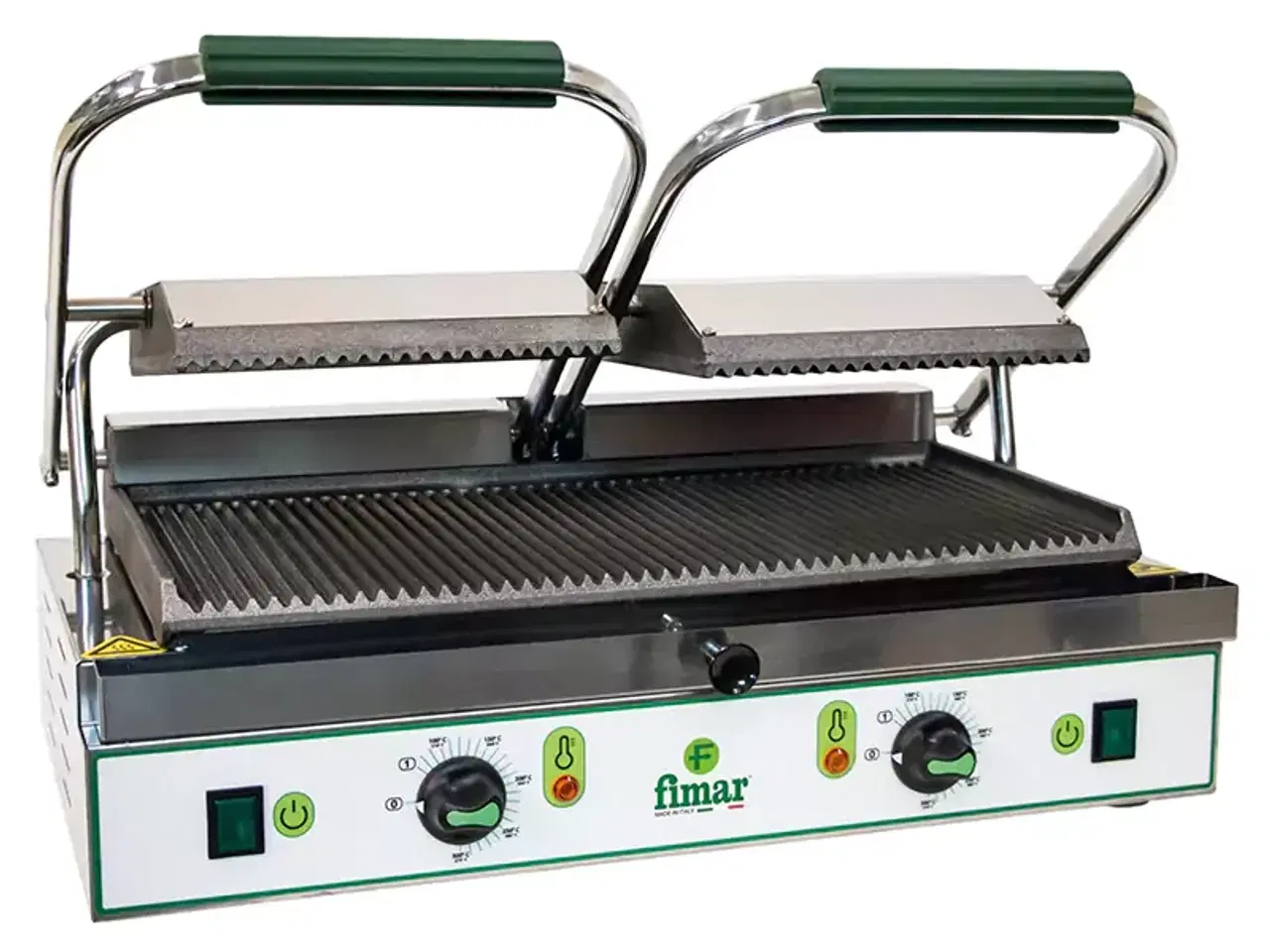 Billede 2 -  Kontaktgrill 3,6 kW – rillet – 480 x 230 mm