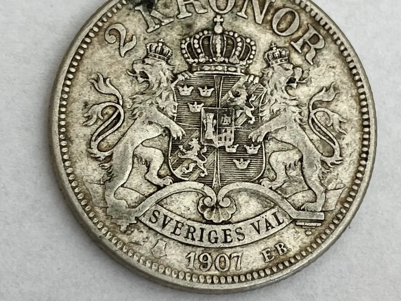 Billede 1 - 2 Kronor 1907 Sweden