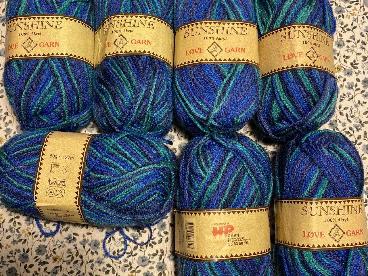 Billede 1 - HP løvegarn 100% Akryl