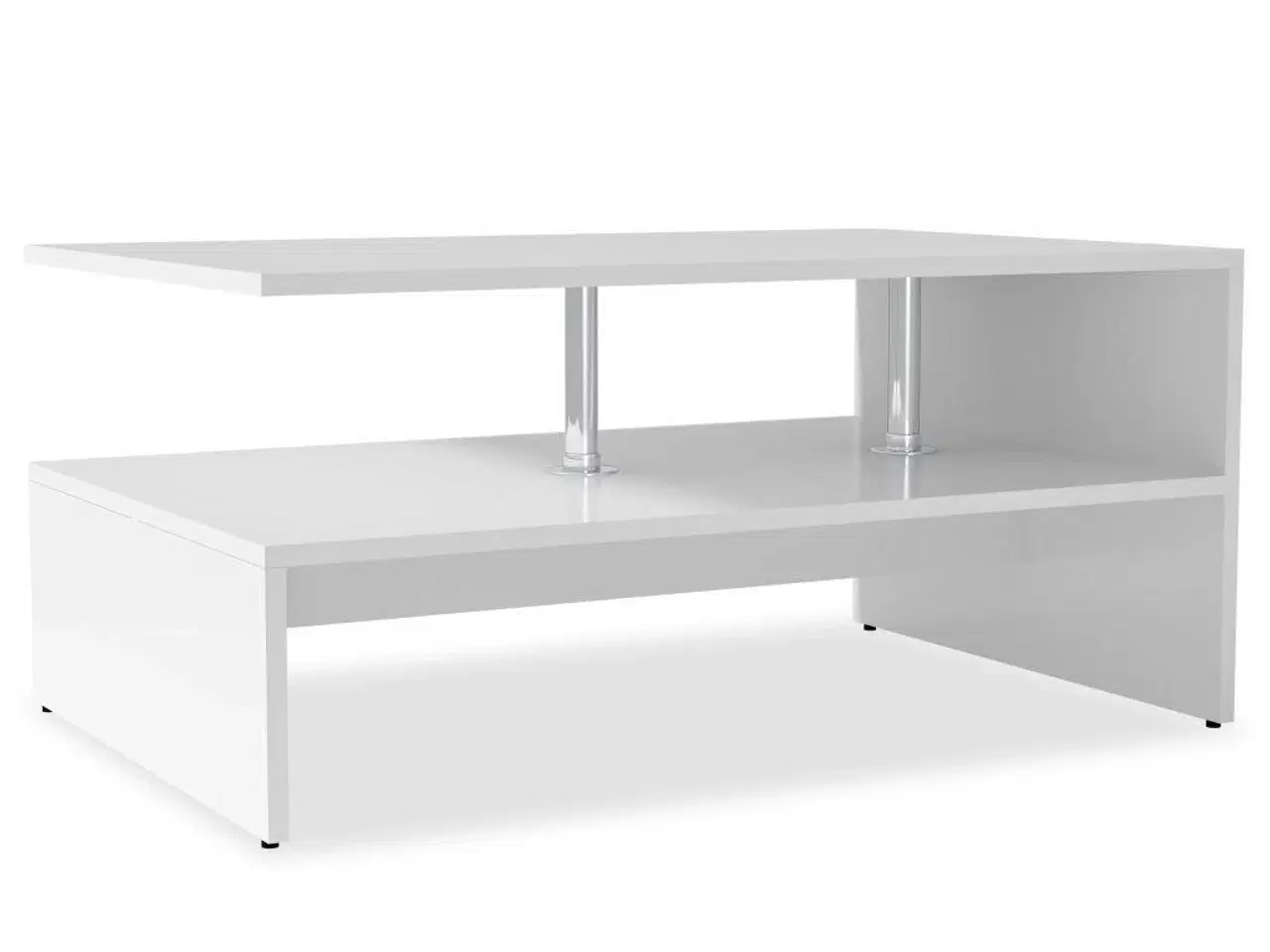 Billede 2 - Sofabord spånplade 90 x 59 x 42 cm hvid