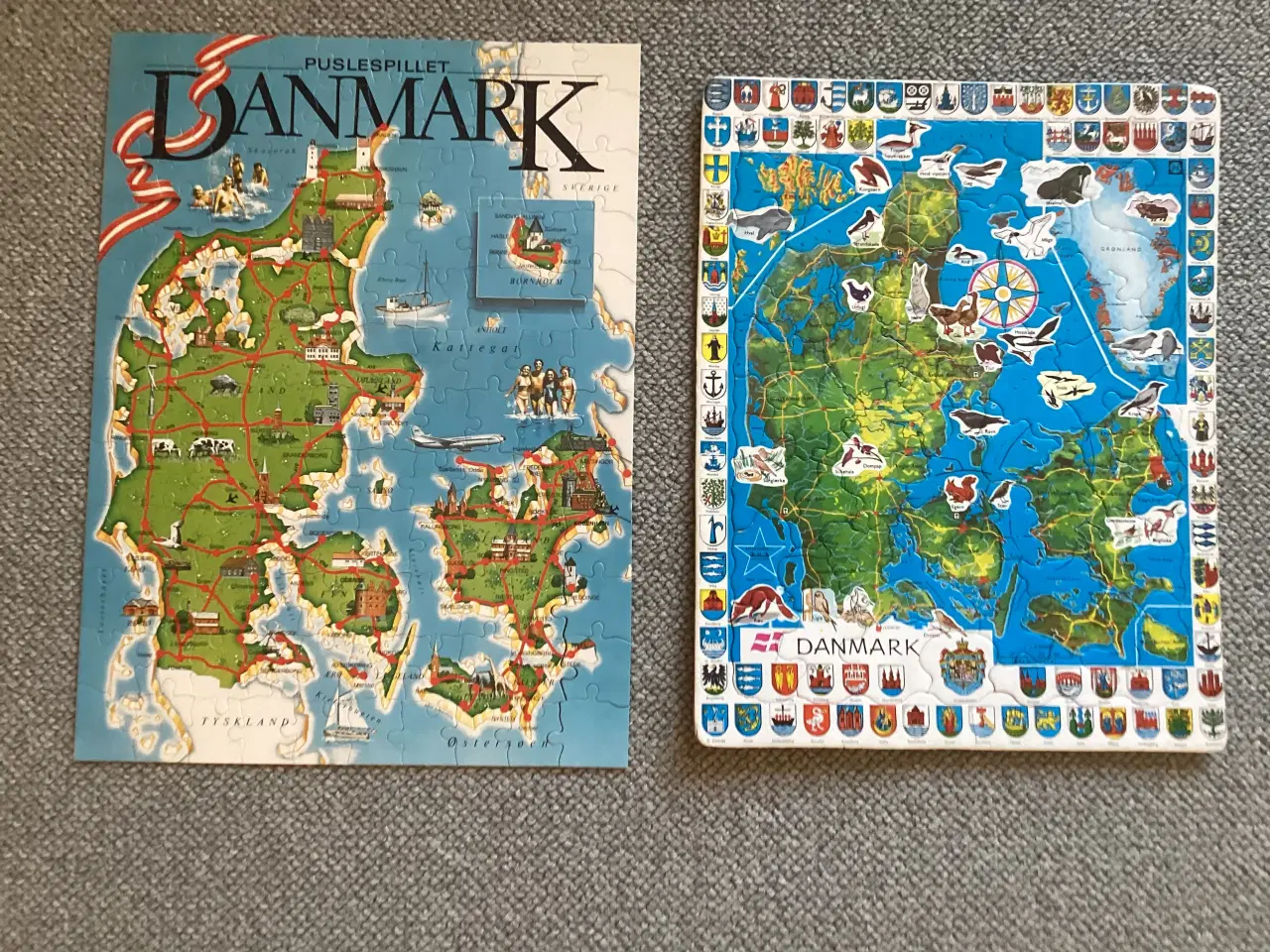 Billede 2 - Puslespillet Danmark 2 i 1 