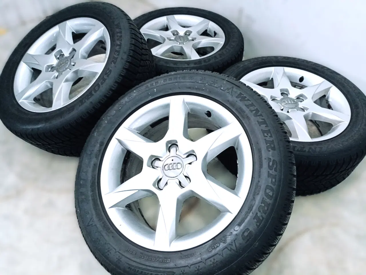 Billede 2 - 5x112 16" ET35 nav 57,1ø AUDI vintersæt 