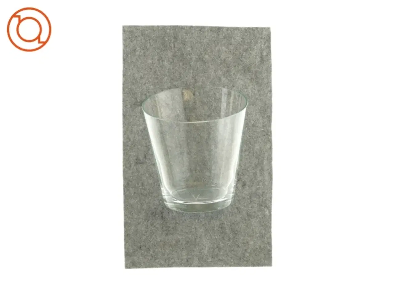 Billede 1 - Vase i klart glas