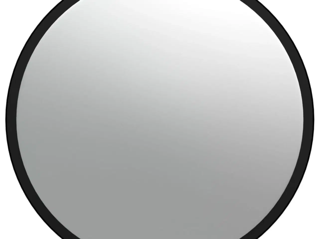 Billede 2 - Indendørs konveks trafikspejl sort Ø40 cm akryl