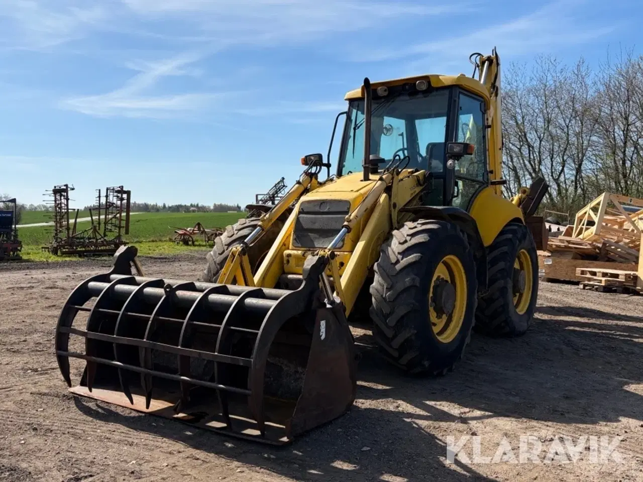 Billede 2 - Rendegraver New Holland LB115B-4PS med euroskifte