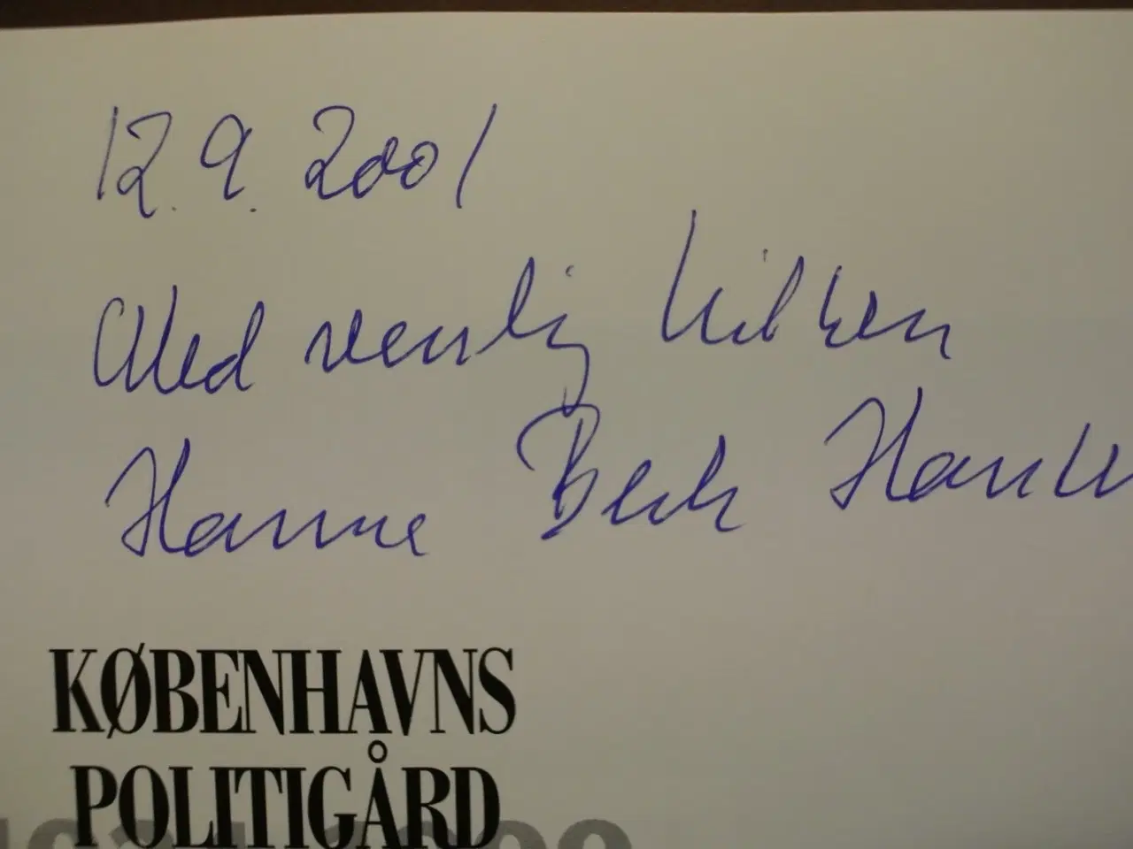 Billede 3 - køhenhavns politigård 1924-1999 signeret af hanne 
