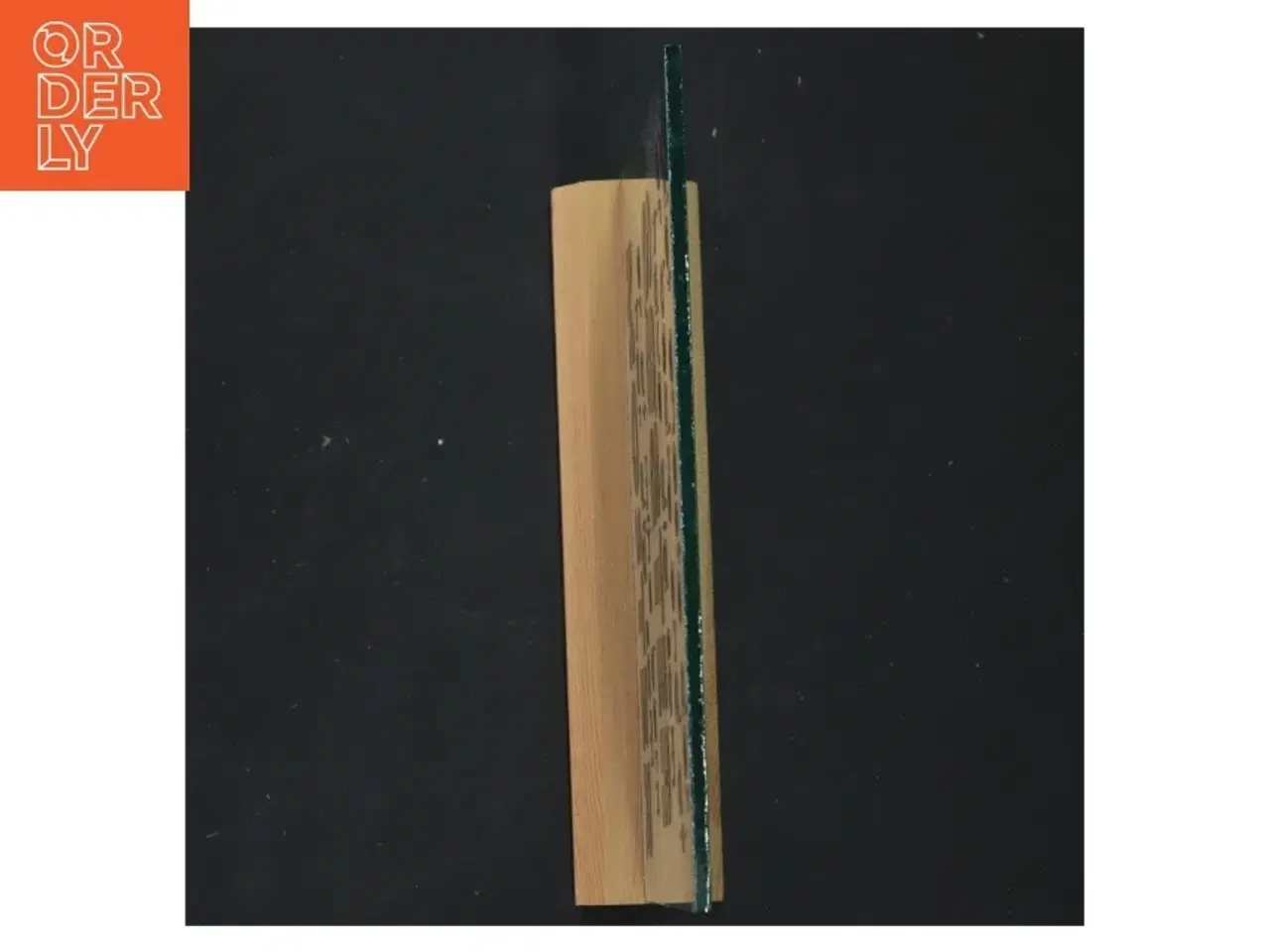 Billede 2 - Glasskilt med tekst (str. 16,5x15,5 cm)