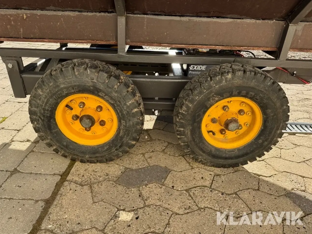 Billede 11 - ATV Trailer hjemme lavet med tipfunktions