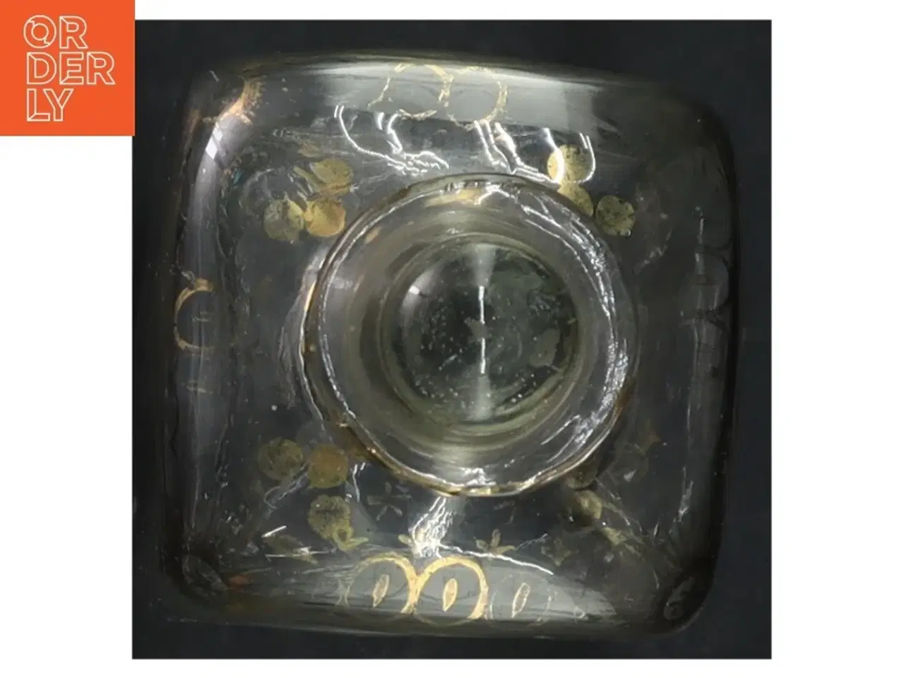 Billede 3 - Glas Karaffel med Dekorativ Mønster (str. 19 cm)