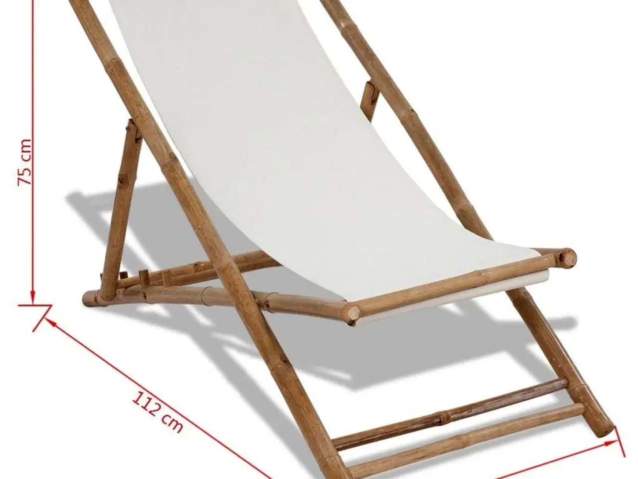 Billede 6 - Dækstol bambus og lærred