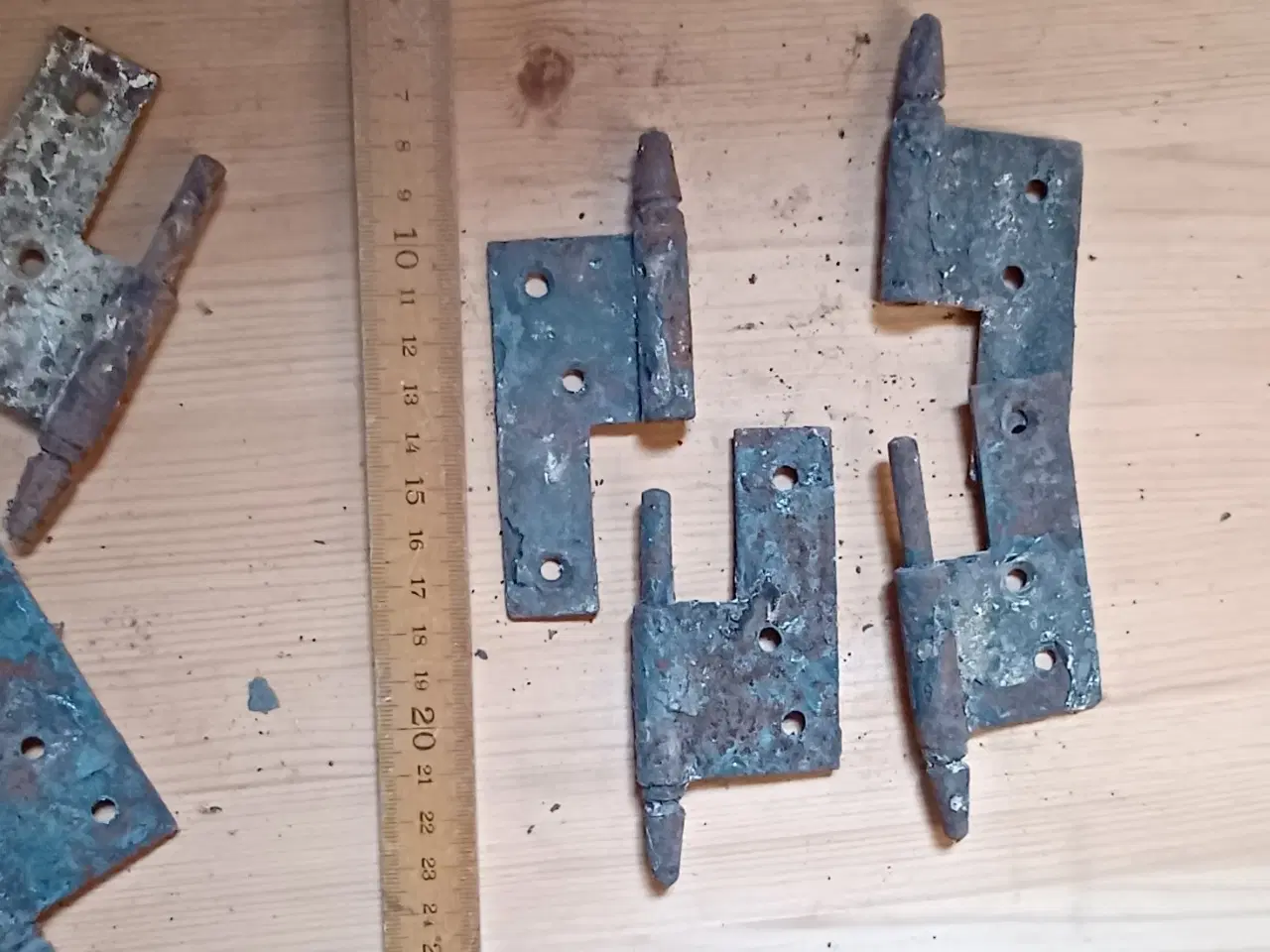 Billede 5 - Antikke dørhængsler, hamborg-.