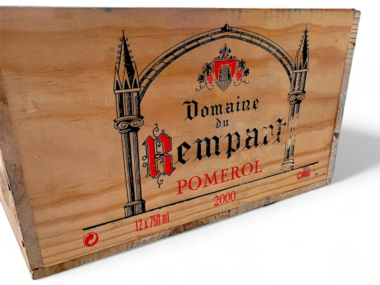 Billede 8 - Original fransk Pomerol vinkasse i træ