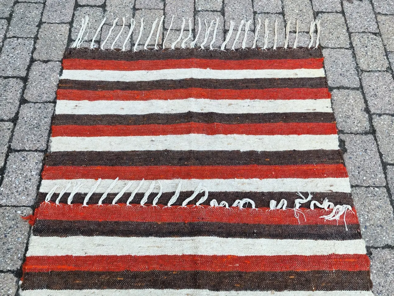 Billede 6 - Sød lille vintage kelim tæppe.