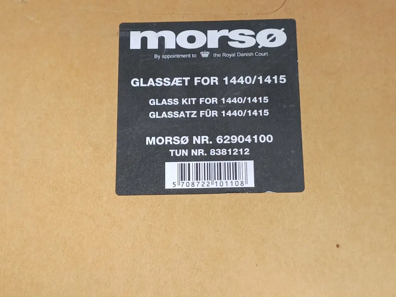 Billede 2 - Glas til Morsø brændeovn model 1440
