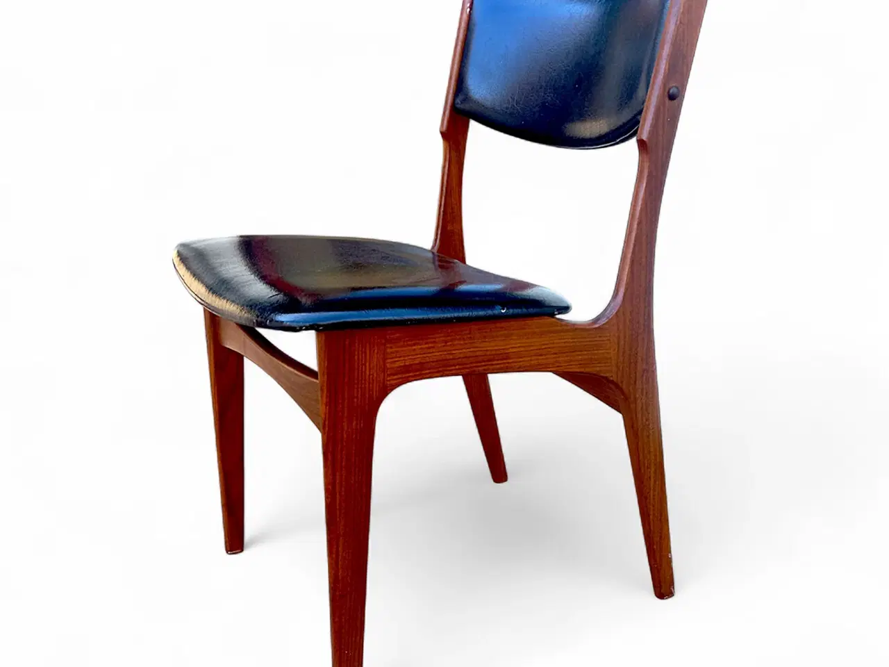 Billede 2 - Et par - Vintage spisebordsstole i massiv teak