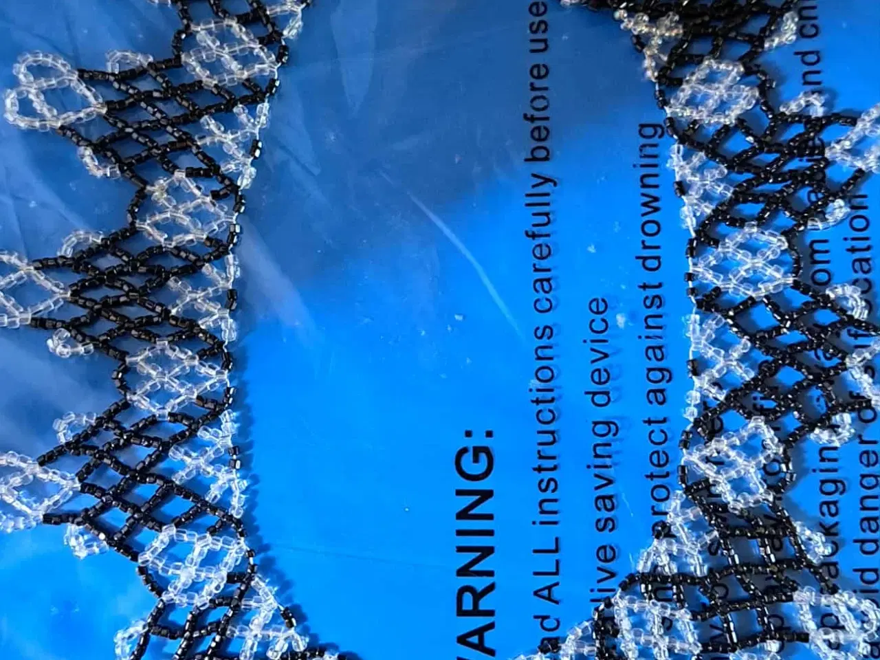 Billede 2 - Hals kæde lavet i perler 