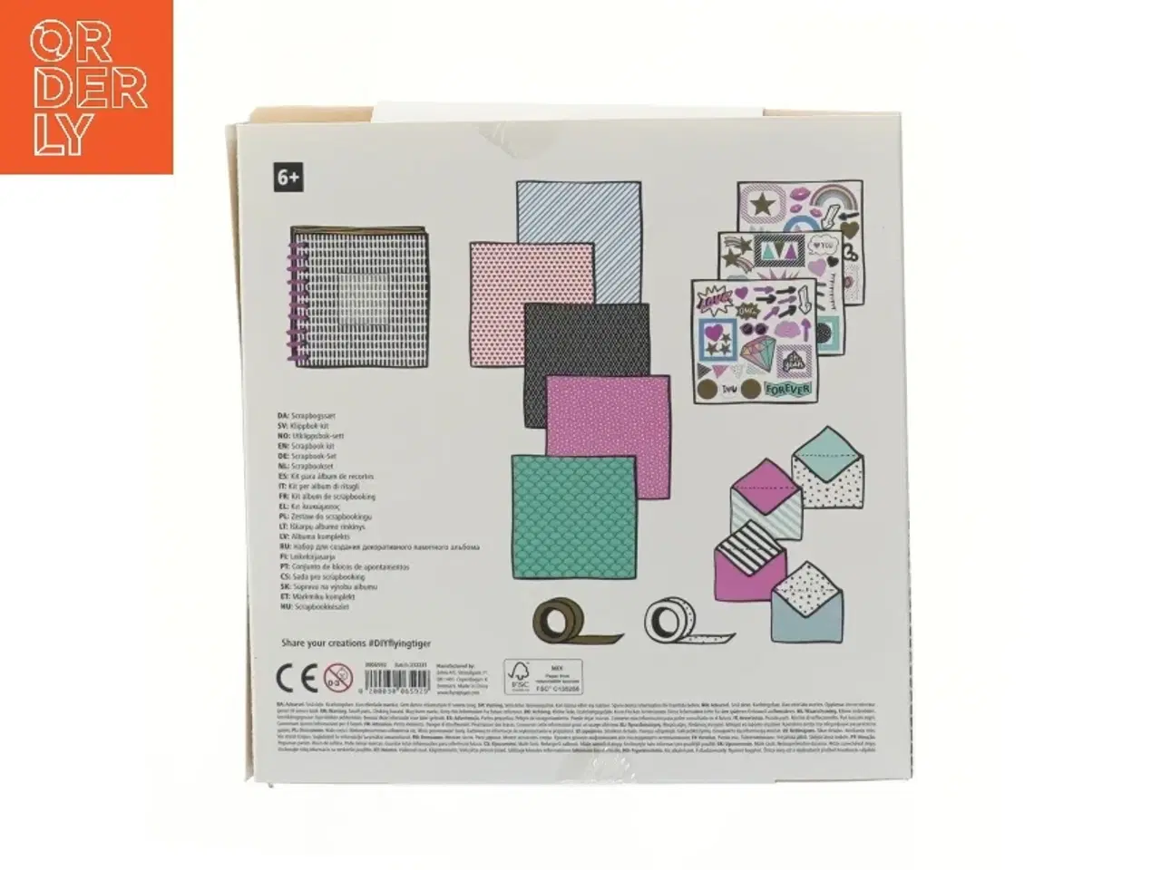Billede 2 - Scrapbogssæt fra Tiger (str. 22x22x3 cm)