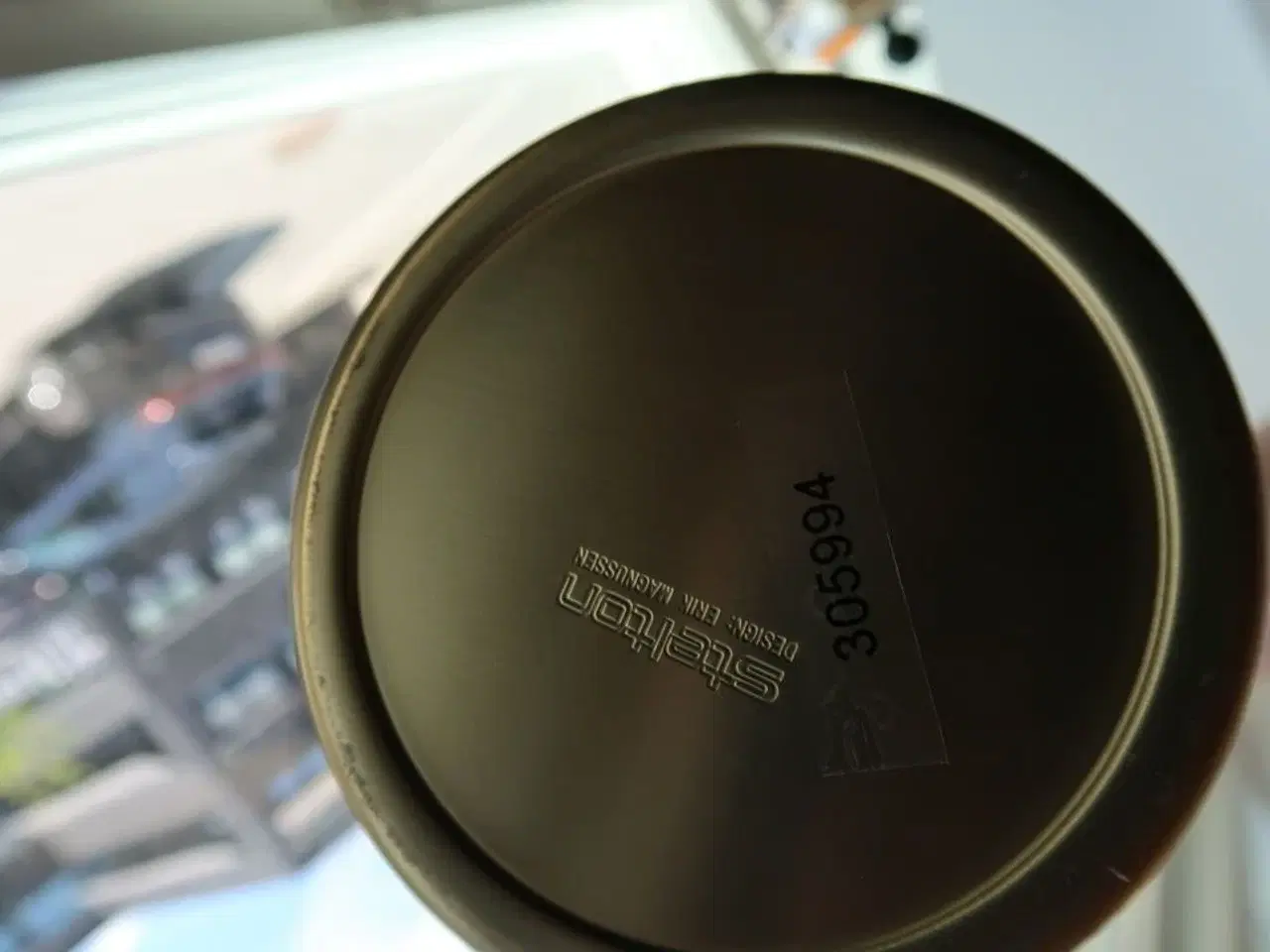 Billede 3 - Termokande STELTON børstet messing 1 ltr EM77