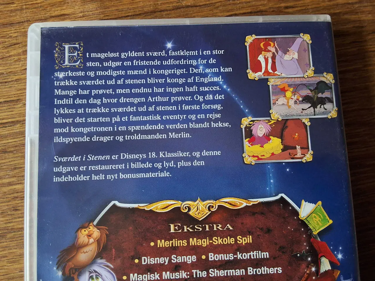 Billede 3 - WALT DISNEY: SVÆRDER I STENEN.  DVD-tegnefilm. 