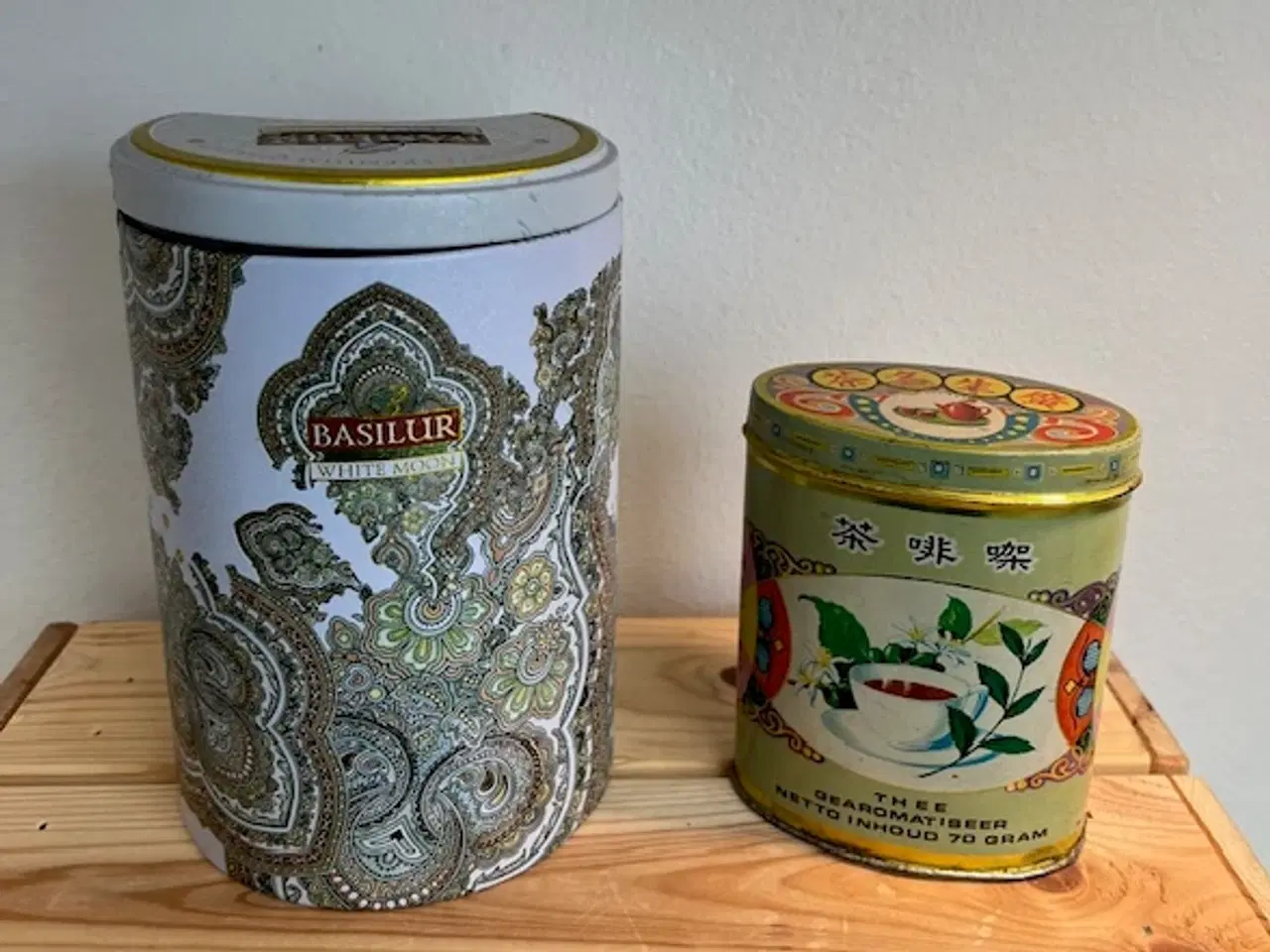 Billede 1 - To smukke tedåser – Eksklusiv Basilur & vintage
