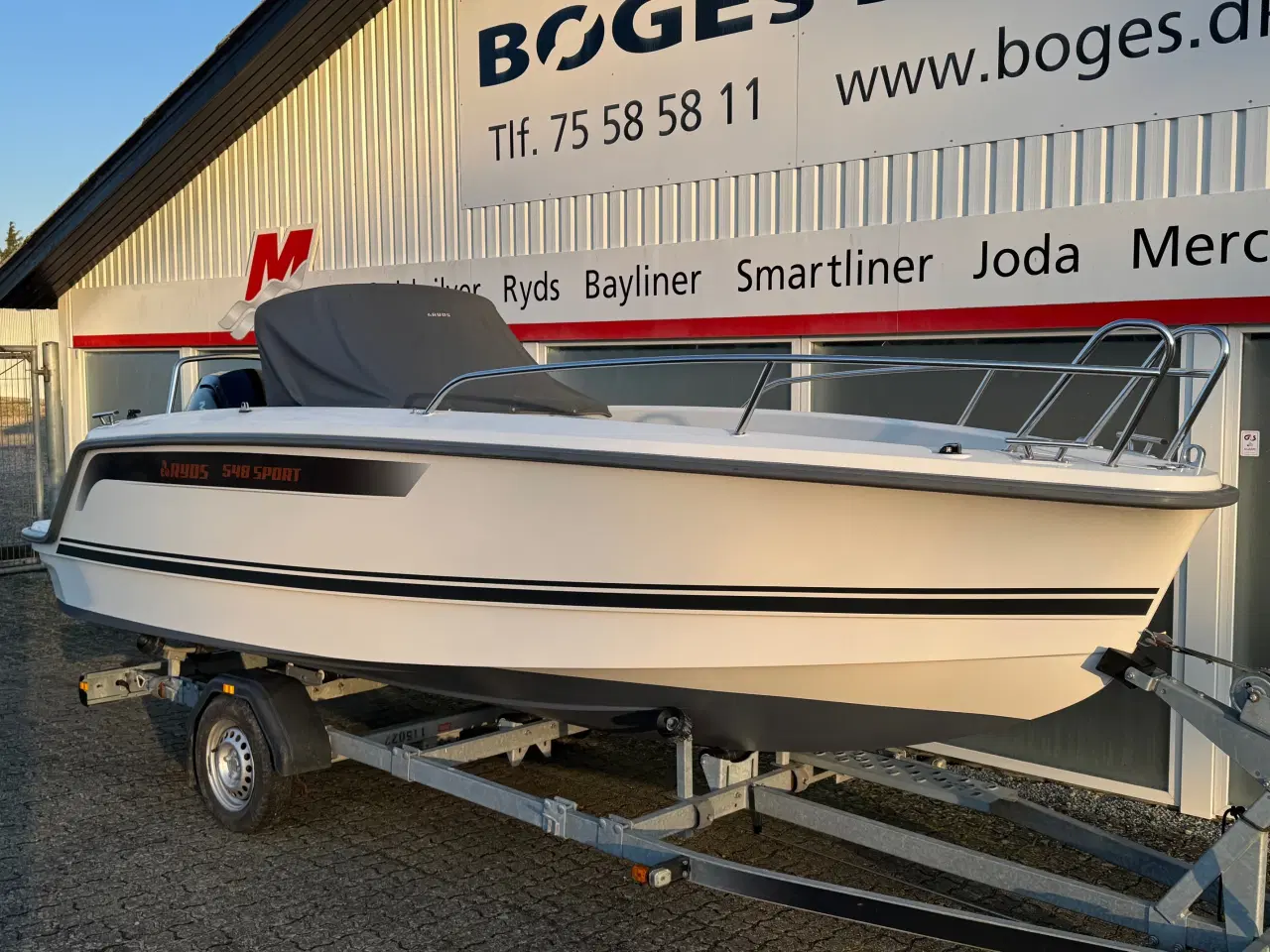 Billede 6 - 548 Sport med F100 Mercury-EFI 4 takt 2,1L og 1000 kg Brenderup bådtrailer