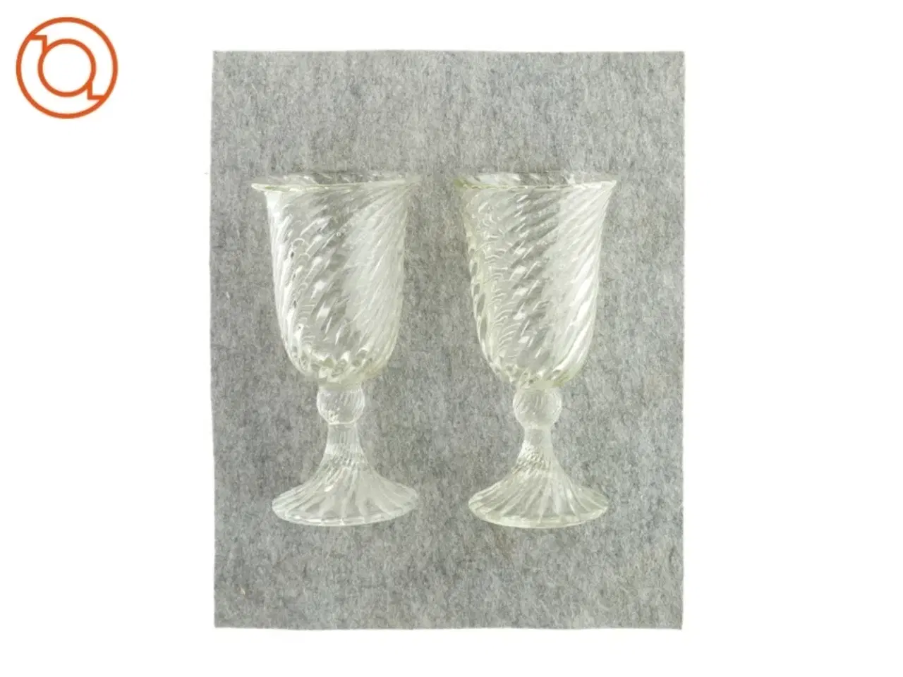 Billede 1 - Vaser (2 stk) (str. 23 x 11 cm)