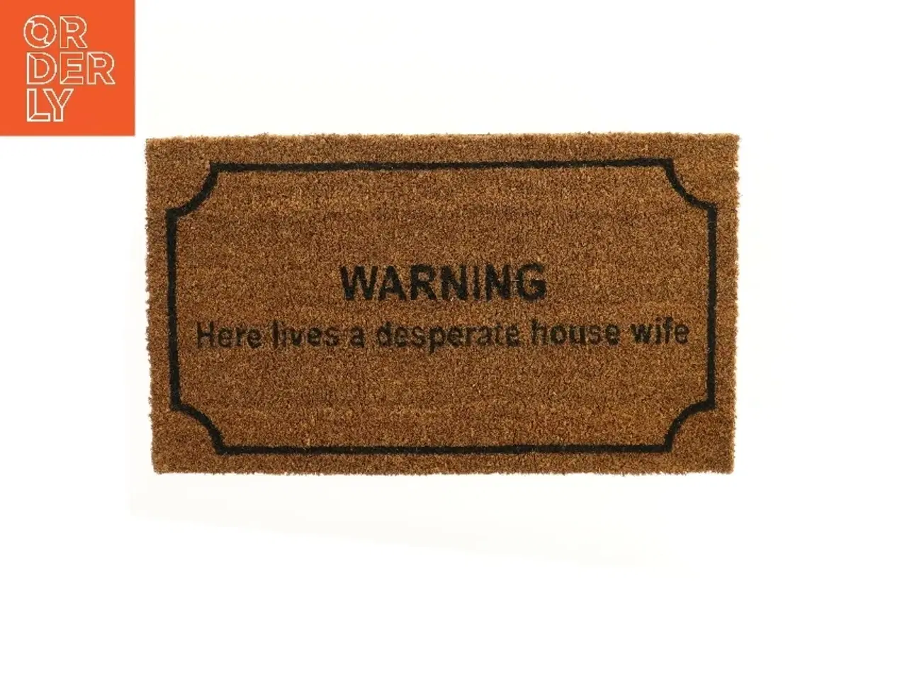 Billede 1 - Dørmåtte med tekst (str. 40x70 cm)