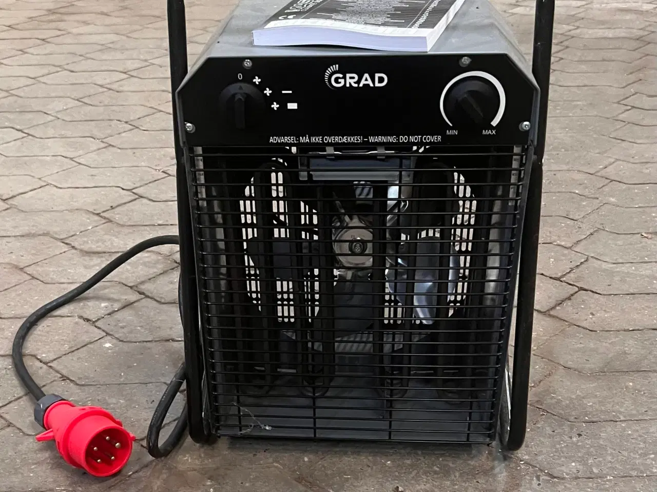Billede 1 - Elektrisk varmeblæser 9 kW - står som ny