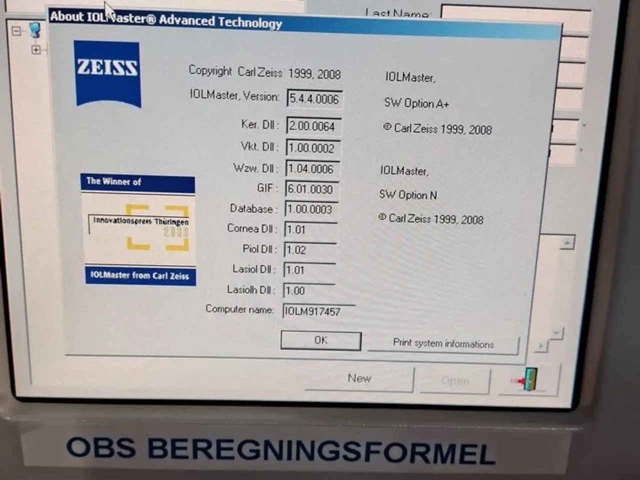 Billede 6 - Optical biometer ZEISS IOL Master