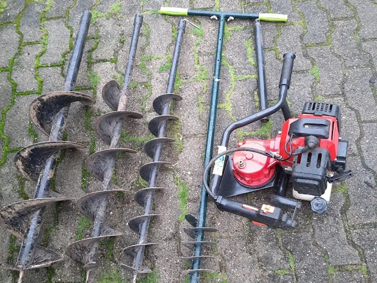 Billede 1 - Jordbor / pælebor med benzinmotor