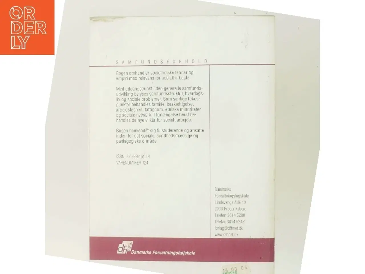 Billede 3 - Sociologi og Socialt Arbejde (Bog)