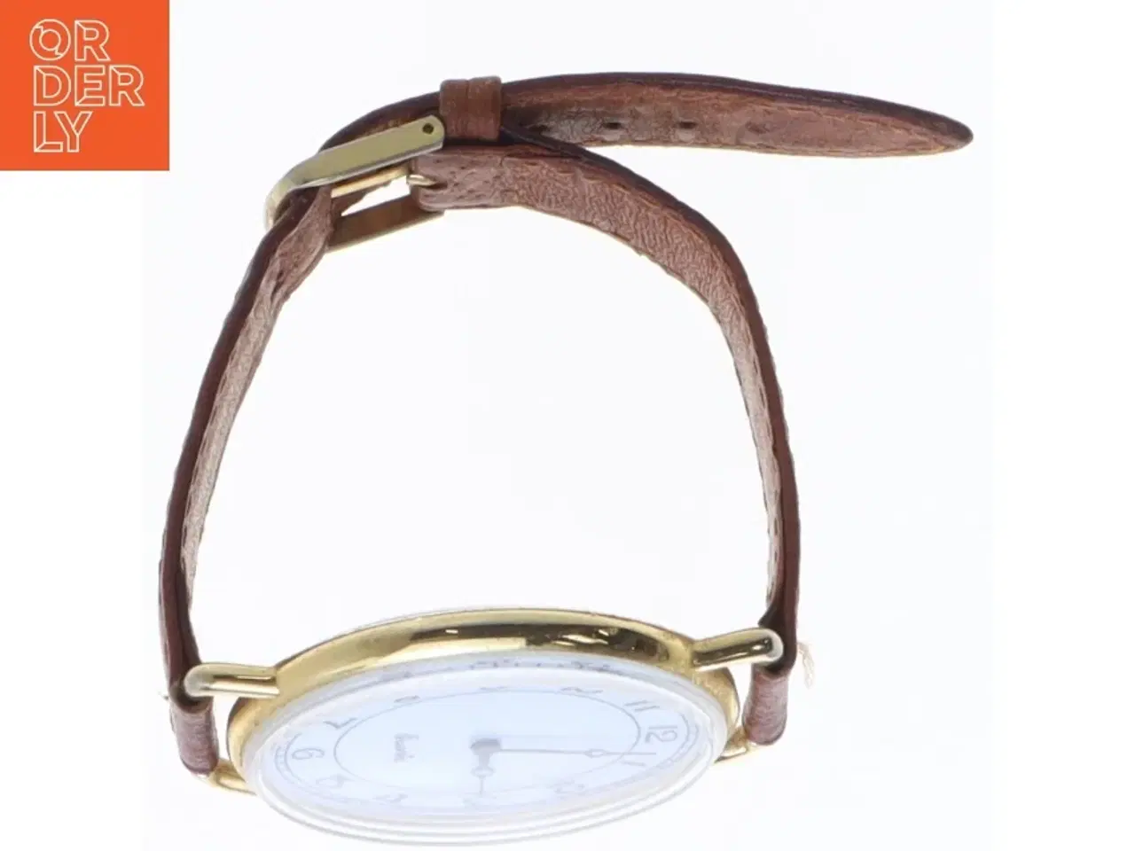 Billede 4 - Vintage kvarts armbåndsur med læderrem fra Quartz (str. 13 mm)