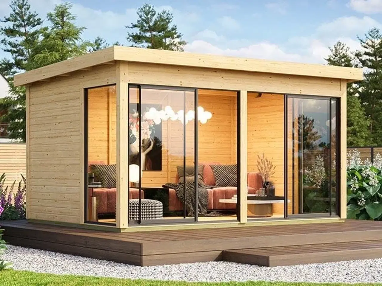 Billede 3 - Isoleret glas anneks, hobbyrum, tinyhouse,skur