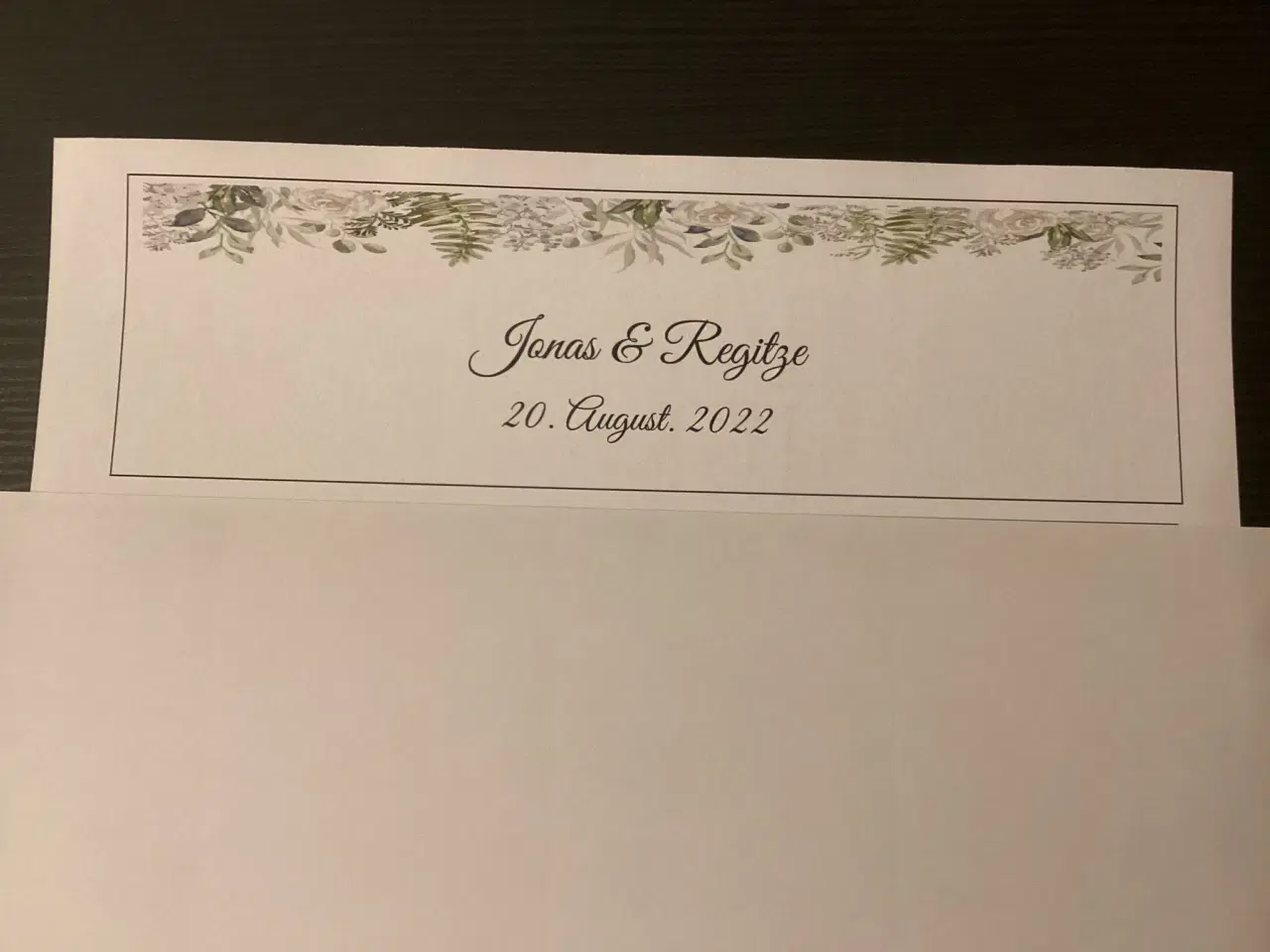 Billede 3 - Personlige labels til bryllup