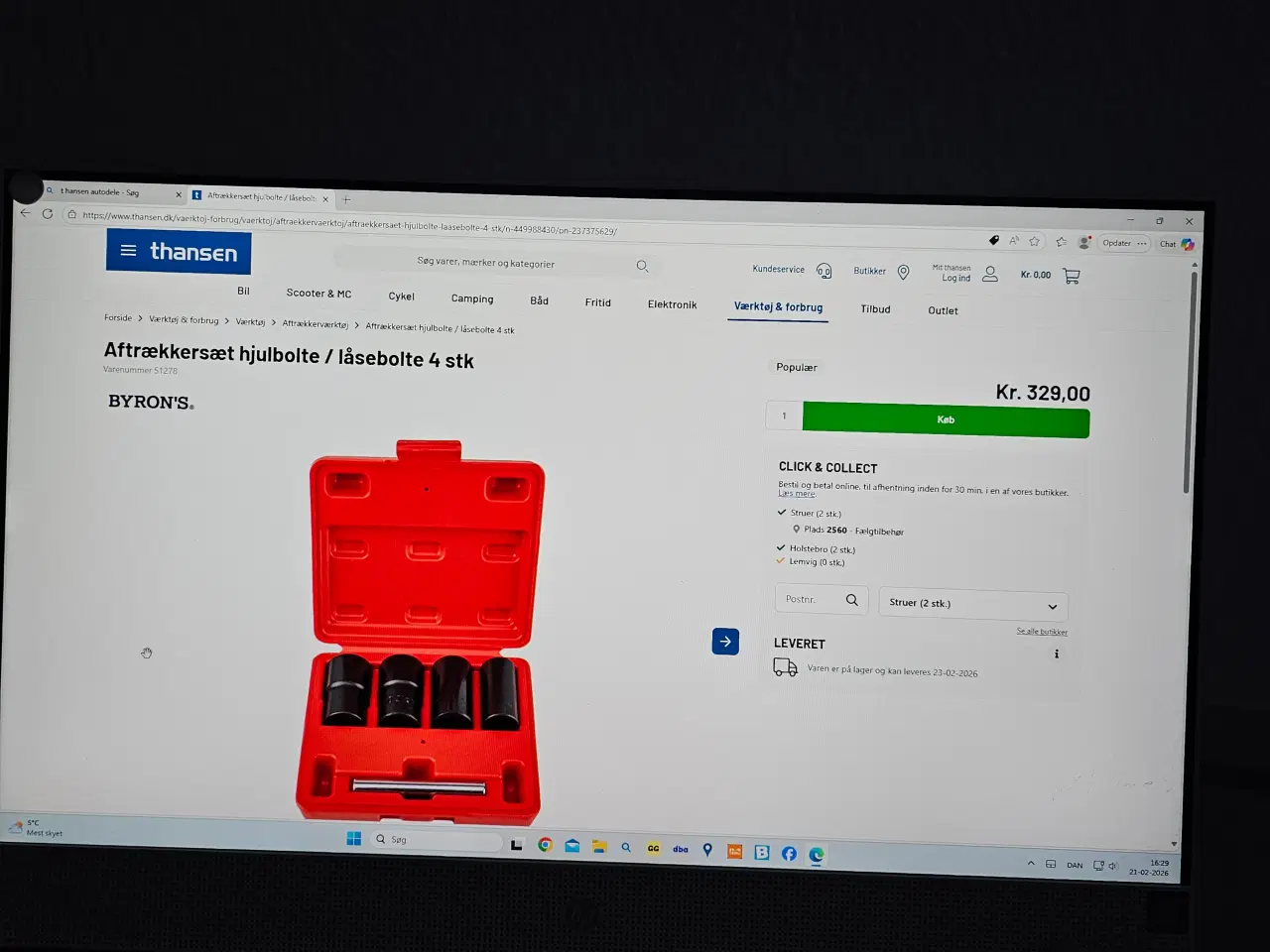 Billede 2 - Aftrækkersæt til bolter