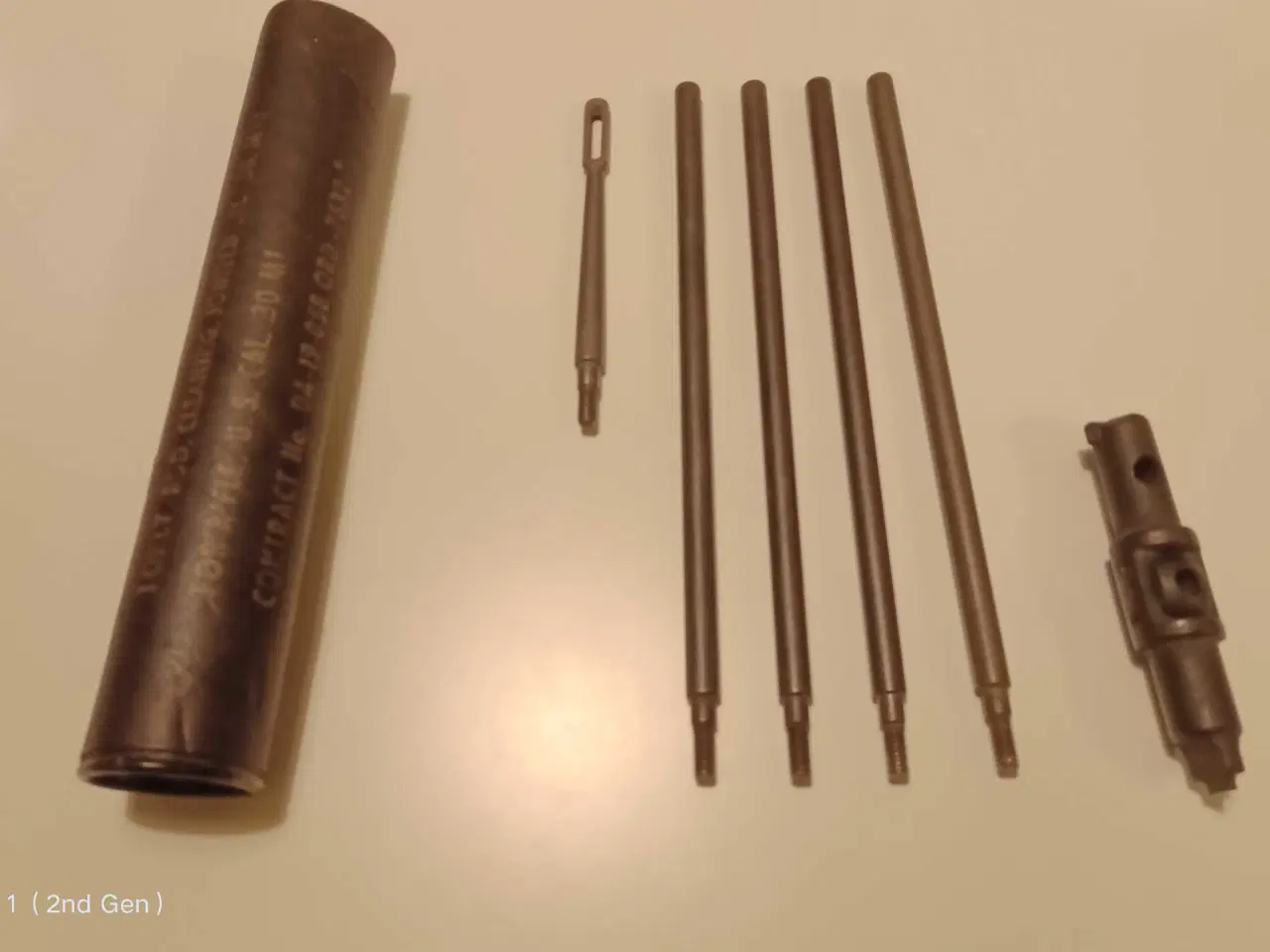 Billede 1 - Til våbenOriginalt US M1 Rensesæt – Produceret Mar