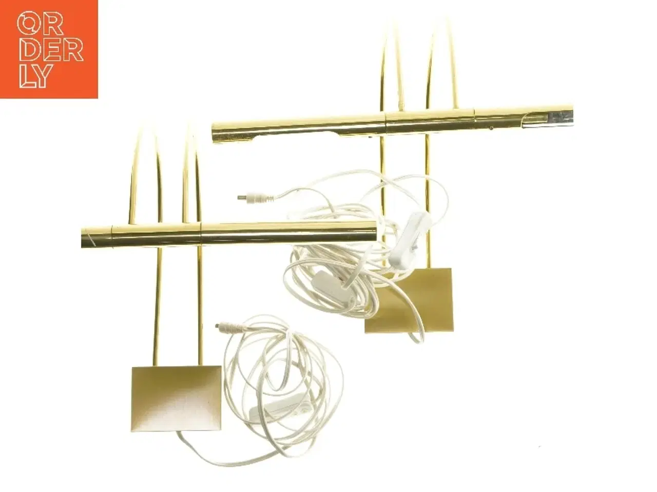 Billede 3 - Guld LED billedlampe (str. 30x35 cm)