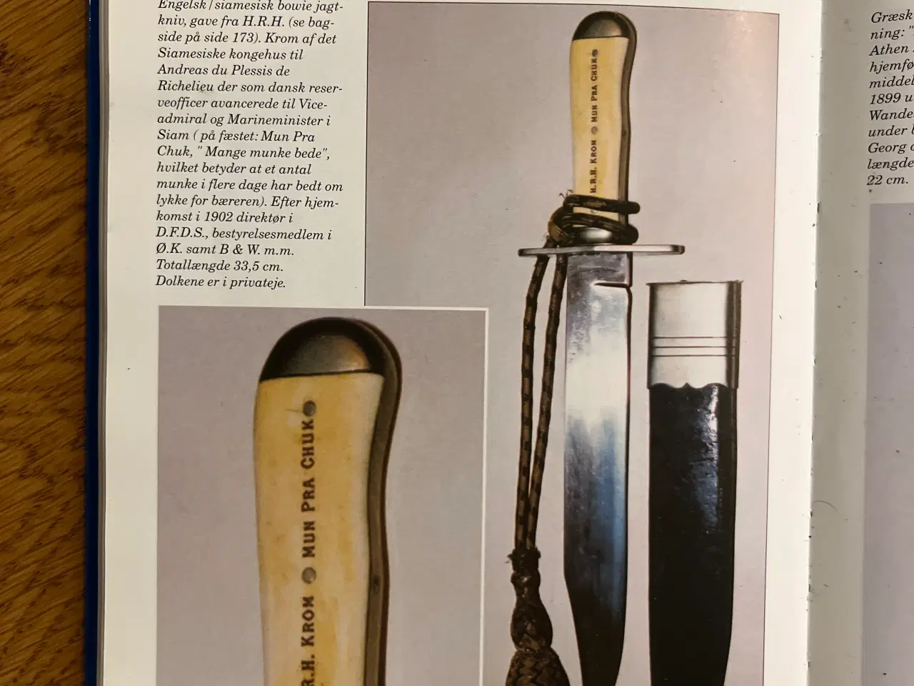 Billede 4 - Hist. Richelieu/Siam Bowie Kniv 